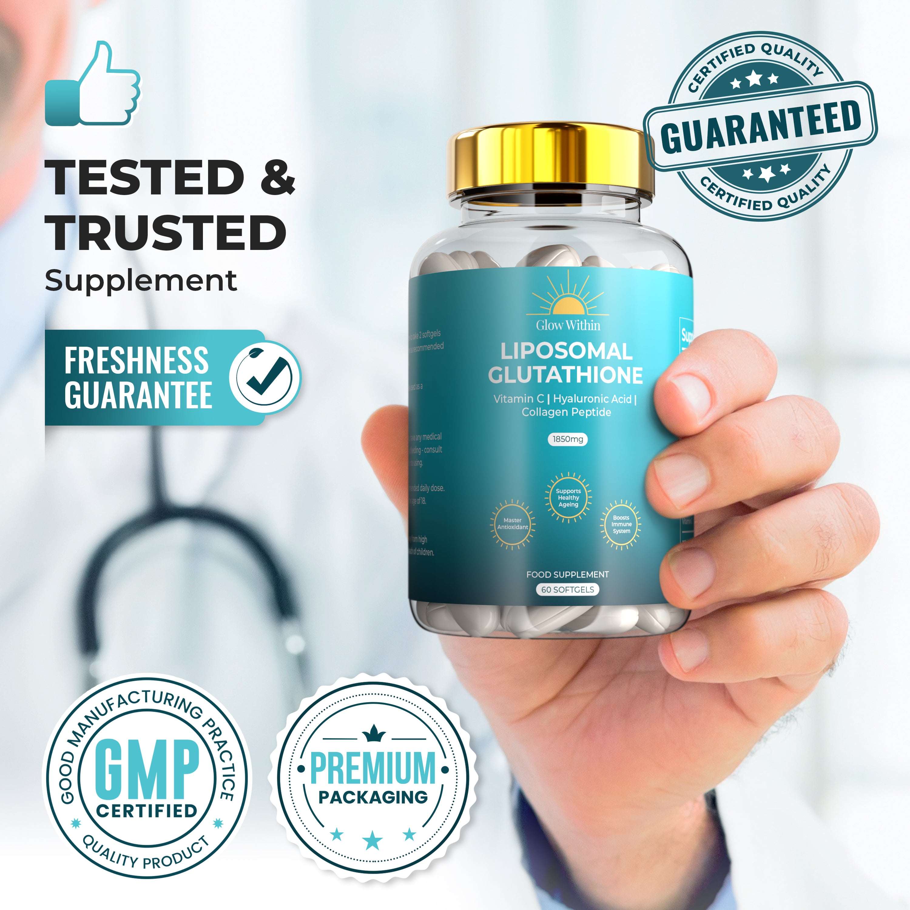 Liposomal Glutathione – 1850mg